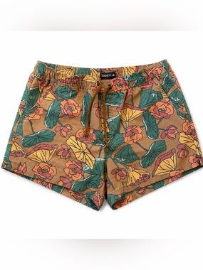 Toad&Co SUNKISSED Pull-On Shorts Size Medium Boho Outdoor Casual Cotton Blend